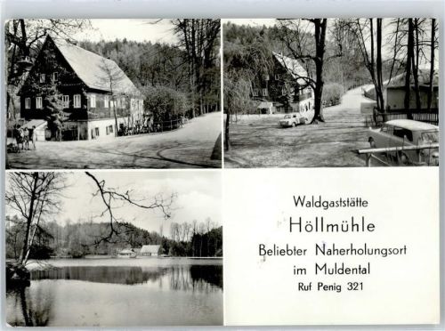 Penig Waldgaststätte Höllmühle im Muldental