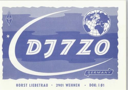 26160 W2903 Wehnen - Funker-Karte