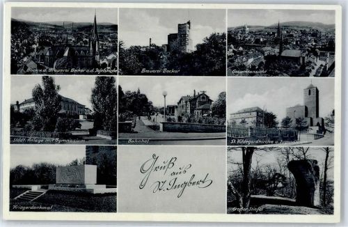 St. Ingbert Bahnhof, Kirche, Kriegerdenkmal