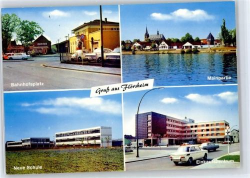Flörsheim Bahnhofsplatz , Einkaufszentrum