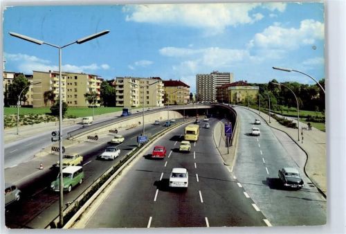 10115 W1000 Halensee - Stadt Autobahn , Marke entfernt