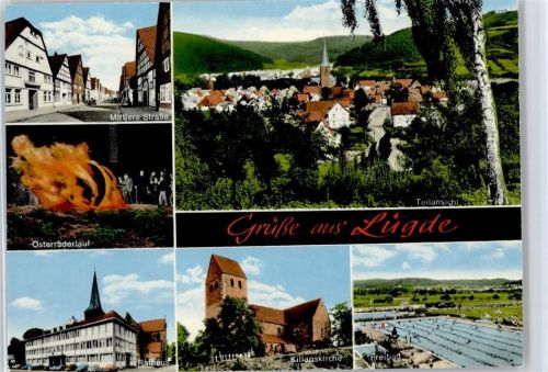 Lügde Rathaus , mittlere Strasse