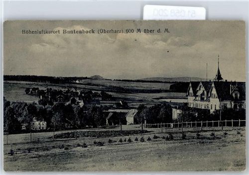 38678 W3392 Buntenbock - Kirche, Ortsansicht