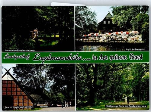 49429 W2849 Endel , Kr Vechta - Landgasthof Engelmannsbäke, Rundwanderweg