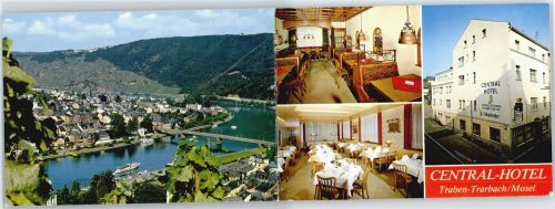 56841 W5580 Traben - Klapp-Karte Central-Hotel