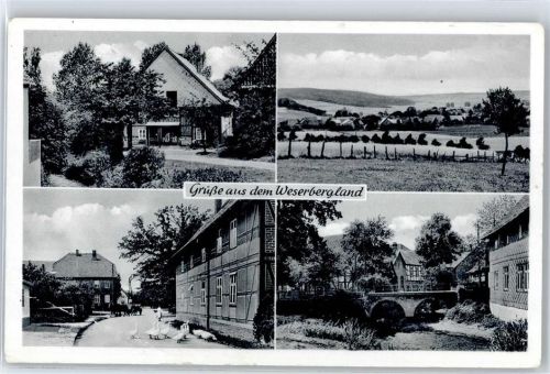 31855 W3258 Selxen - Ortsansicht, Kolonialwaren Mügge