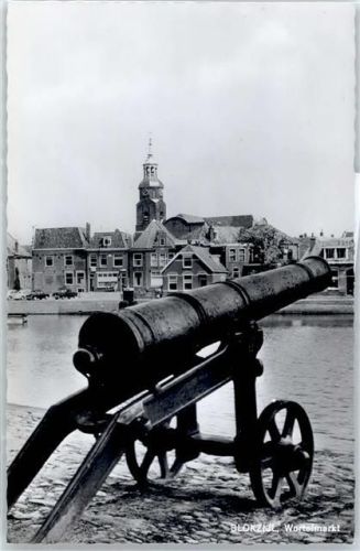 Blokzijl Kirche, Ortsansicht, Kanone
