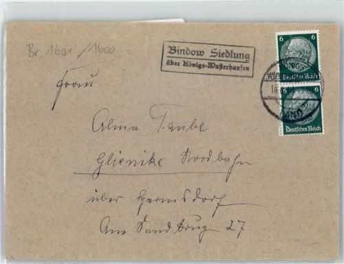 Bindow Landpoststempel