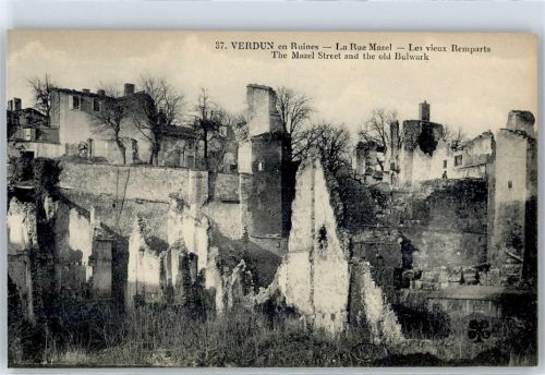 Verdun Foto-Karte Mazel Strasse