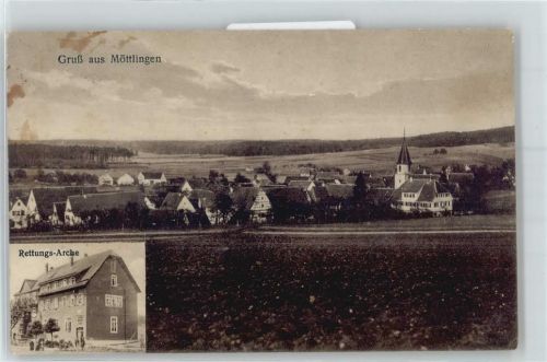 Möttlingen Rettungs Arche , Posthilfsstellenstempel