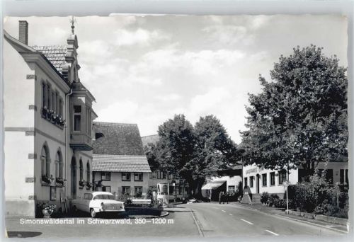 Simonswald Straßenansicht, Gasthaus