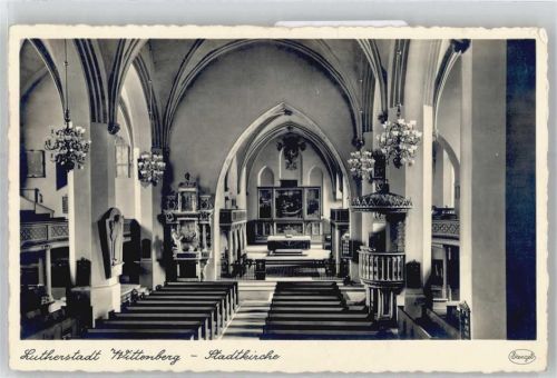 Lutherstadt Wittenberg Stadtkirche, Innenraum