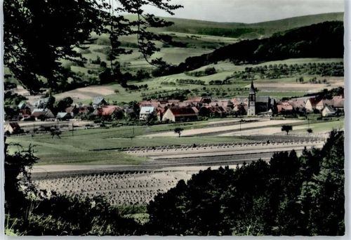33014 W3490 Bad Driburg - Totalansicht mit Kirche