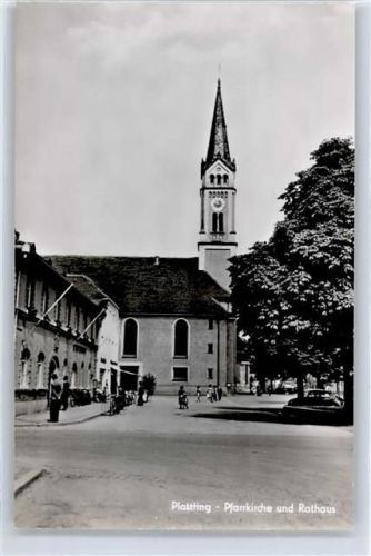 Plattling Rathaus , Pfarrkirche