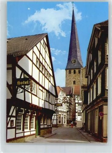 Hattingen Steinhagen mit St. Georg-Kirche, Hotel