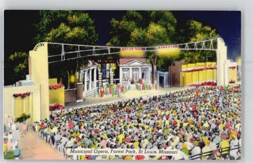 Saint Louis Kunst-Karte, Municipal Opera, Forest Park