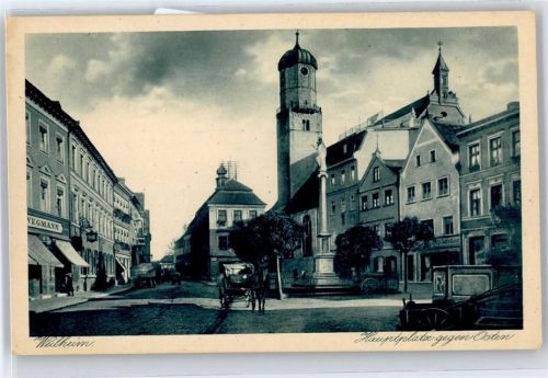 82362 W8120 Weilheim i. OB - Kirche, Hauptplatz