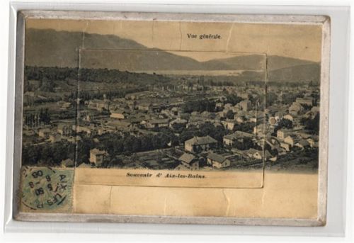 73100 Aix-les-Bains Gebrauchsspuren Leporello
