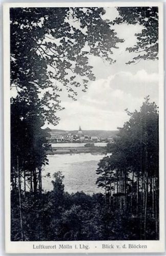 23879 W2410 Mölln , Kr Hzgt Lauenb - Kirche, Ortsansicht