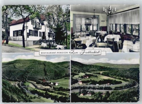 52396 W5169 Heimbach , Eifel - Restaurant, Pension Zum Fischbachtal