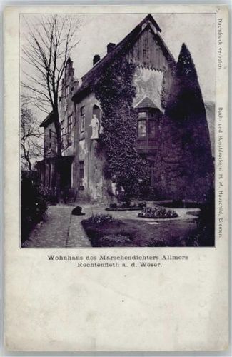Rechtenfleth Wohnhaus, Marschendichter Allmers