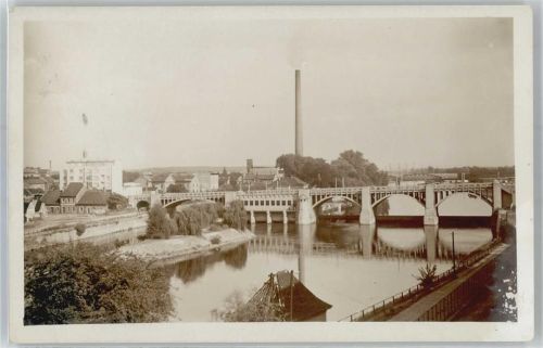 Kolin Fluss mit Brücke