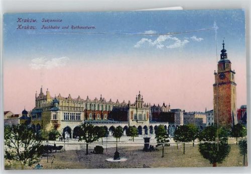 Krakau Leporello, Tuchhalle, Rathausturm