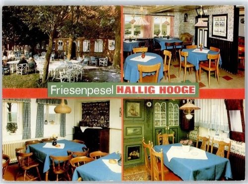 25859 W2251 Hooge , Hallig - Gaststätte Friesenpesel, Backenswarft