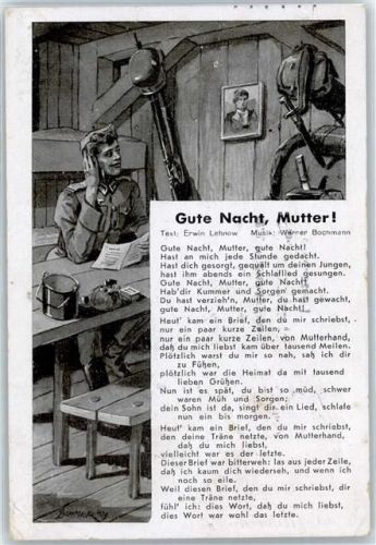 Gute Nacht, Mutter