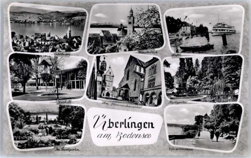 Überlingen Münster Hafen Schiff Kurhalle Am Franziskanertor Stadtgarten Uferpromenade