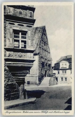 06526 O4700 Sangerhausen - Schloss, Rathaus, Treppe