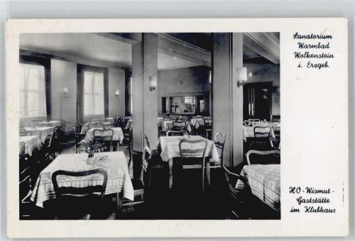 Wolkenstein Sanatorium, Wismut Gaststätte, Kurhaus, Innenaufnahme