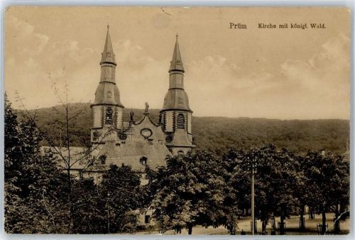 54595 W5540 Prüm - Kirche mit königlichen Wald