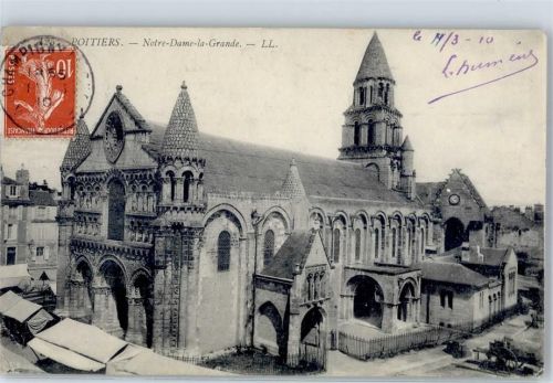 Poitiers 1910 Kirche Notre-Dame-la-Grande