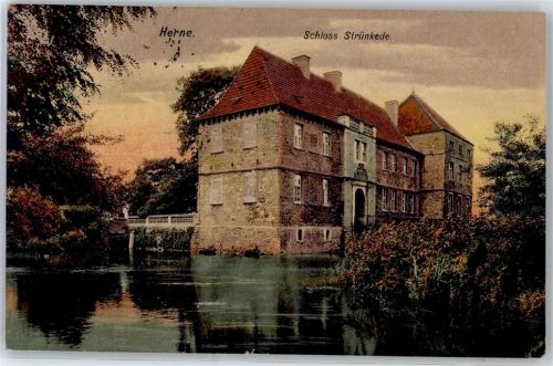 Herne Schloss Strünkede , Marke entfernt