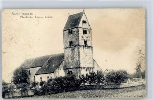 97616 W8740 Brendlorenzen a d Saale - Pfarrkirche, Aussere Ansicht