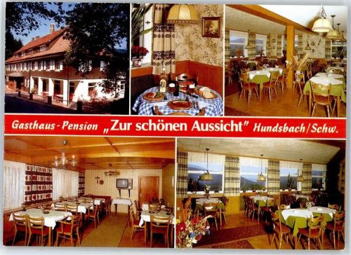 Hundsbach Gasthaus Pension zur schönen Aussicht