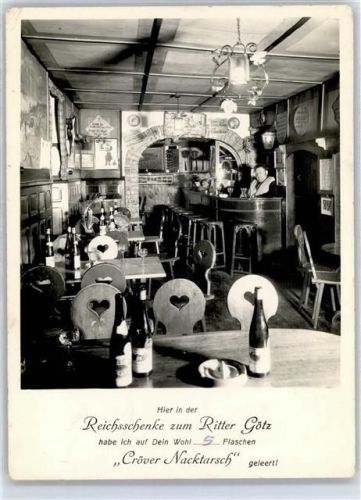 54536 W5563 Kövenig - Gasthaus Ritter Götz Kröver Nacktarsch Wein