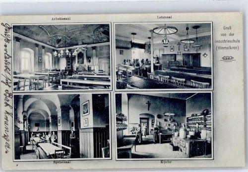 95460 W8581 Himmelkron - Industireschule Speisesaal Küche Lehrsaal Arbeitssaal