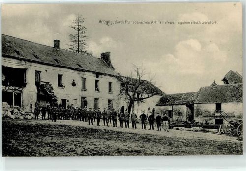 02880 Vregny - zerstörte Stadt Soldaten