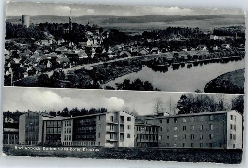 93077 W8403 Bad Abbach - Teilansicht, Kurhaus des Roten Kreuzes