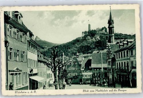 Weinheim 1937 Burg