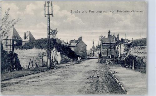 Peronne Strasse und Festungswall