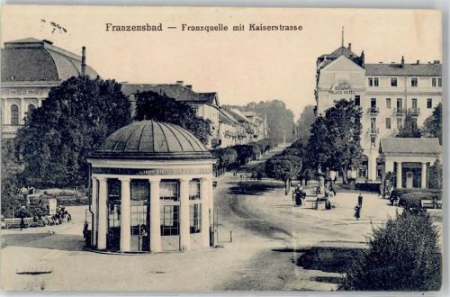 Frantiskovy Lazne 1933 Franzquelle Kaiserstrasse Hotel