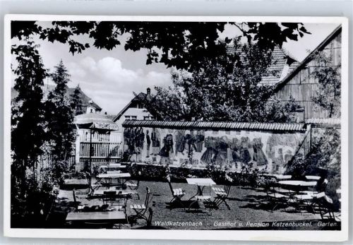 Waldkatzenbach Gasthaus Pension Katzenbuckel Garten