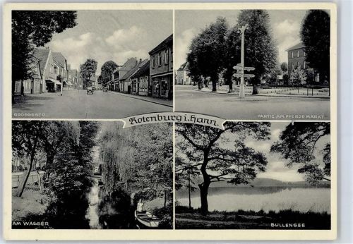 Rotenburg Großestraße Pferdemarkt Am Wasser Bullensee