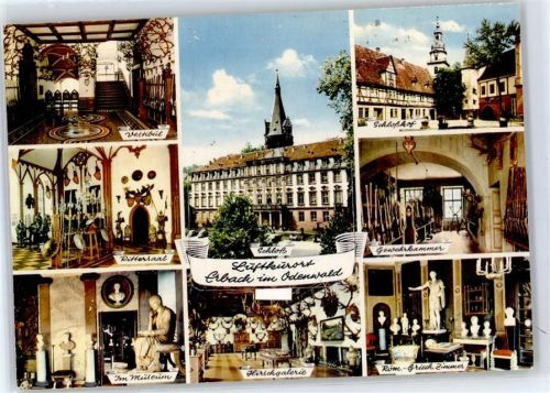 Erbach Vestibül Rittersaal Schloss Museum Hirschgalerie Gewehrkammer