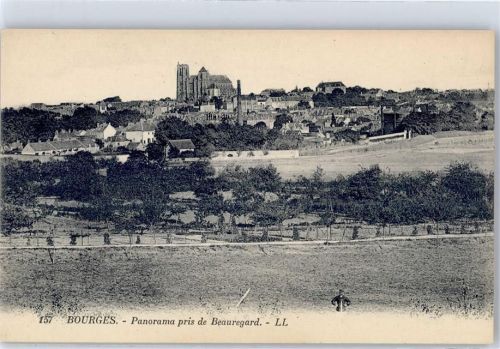 Bourges Panorama pris de Beauregard