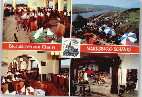 Braubach Marks Burg Schänke Gasthaus