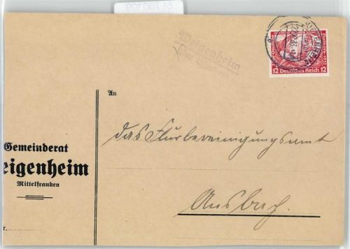 Weigenheim Landpoststempel
